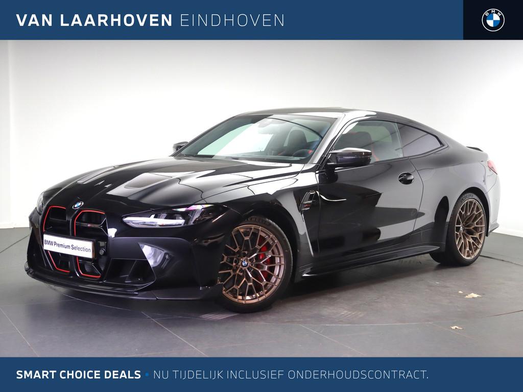 BMW M4 CS Automaat / M Drive Professional / M Carbon kuipsto, Auto's, BMW, Euro 6, Met garantie (alle), 4 stoelen, Zwart