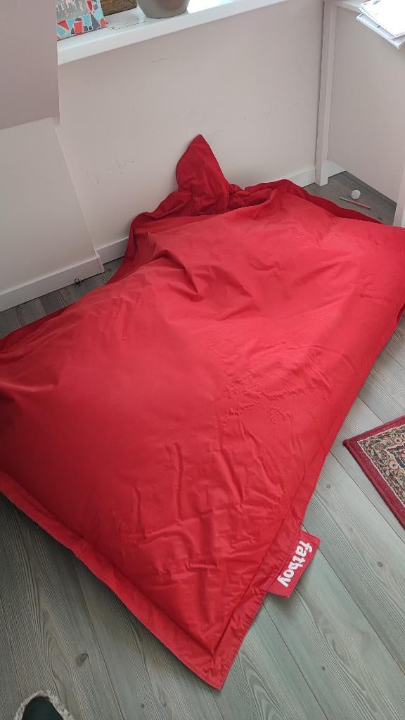 Fatboy zitzak, Ophalen, Gebruikt, Rood, Zitzak