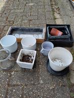 bloempotten, Ophalen, Gebruikt, Rond, Aardewerk