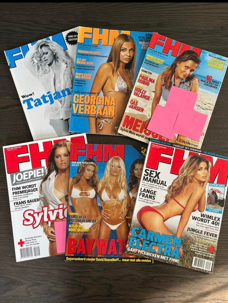 FHM vintage Specials Tatjana Sylvie Pamela Anderson Carmen, Verzamelen, Ophalen of Verzenden, Tijdschrift