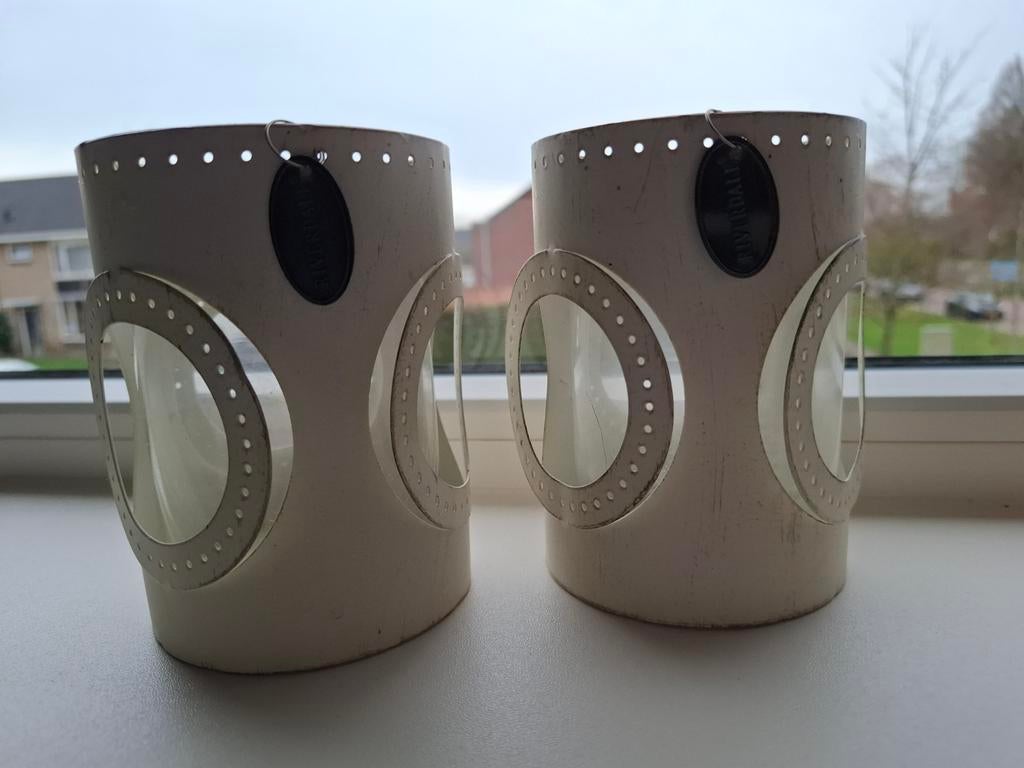 Riverdale windlichtjes, Ophalen of Verzenden, Zo goed als nieuw, Overige materialen, Minder dan 25 cm