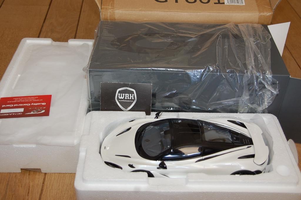 1:18 MCLAREN 675LT white GT spirit GT861 WRH, Hobby en Vrije tijd, Modelauto's | 1:18, Verzenden, Zo goed als nieuw, Auto, Overige merken