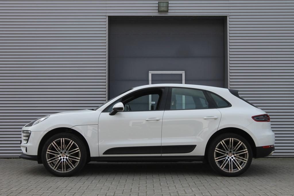 Porsche Macan 2.0 I Aut. I Navi I Leder (bj 2017, automaat), Automaat, 4 cilinders, Wit, Bedrijf