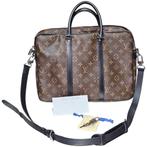 Louis Vuitton Monog. Macassar Porte de Documin | Nette staat, Ophalen of Verzenden, Zo goed als nieuw, Bruin, Overige merken