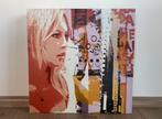 Canvas schilderij ‘Brigitte Bardot’ 50x50 cm, Ophalen, Zo goed als nieuw