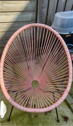 Roze tuinstoel, Tuin en Terras, Tuinstoelen, Ophalen, Gebruikt, Metaal