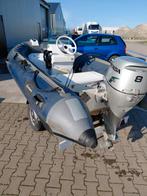 Rib rubberboot Inc Honda 8 pk en trailer, Watersport en Boten, Buiten- en Binnenboordmotoren, Ophalen, 10 tot 30 pk, Zo goed als nieuw