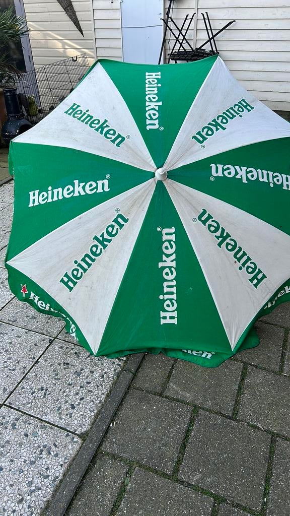 Parasol Heineken 170cm diameter, Ophalen of Verzenden, Zo goed als nieuw