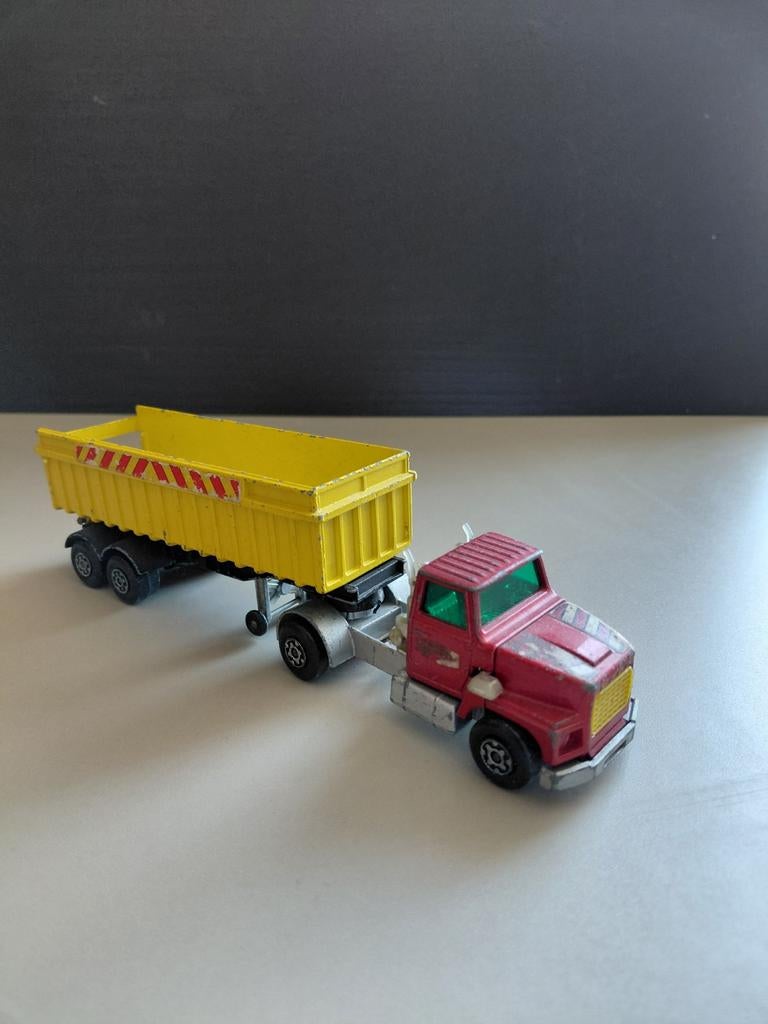 Vintage 1973 Lesney Matchbox Super Kings K16/18 Ford LTS, Ophalen of Verzenden, Gebruikt, Bus of Vrachtwagen