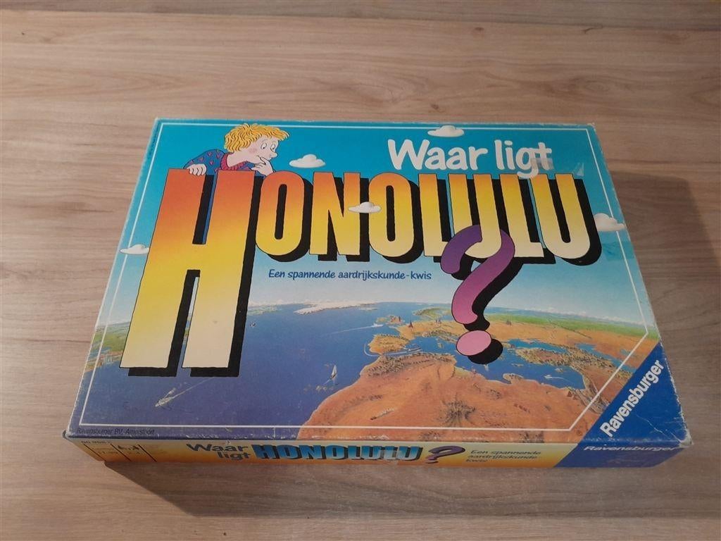 Waar ligt Honolulu - topo aardrijkskunde spel - s5772, Hobby en Vrije tijd, Gezelschapsspellen | Bordspellen, Ophalen of Verzenden