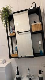 IKEA Enhet badkamerkastje met spiegel 60x30x75, Ophalen of Verzenden, Zo goed als nieuw, Zwart, Overige typen