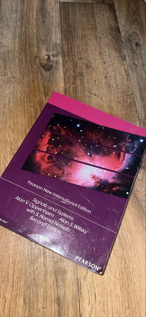 Signals and Systems - Pearson New International Edition, Ophalen of Verzenden, Beta, Gelezen, WO