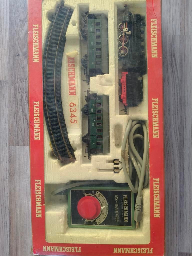 Fleischmann Treinset 6345 met Locomotief en Wagons, Hobby en Vrije tijd, Modeltreinen | H0, Ophalen, Gelijkstroom, Fleischmann