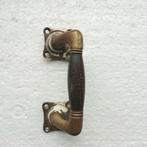 Deurgreep antiek, messing, Antiek en Kunst, Ophalen of Verzenden