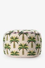 Gezocht! Sissy Boy Homeland poef palmboom print, Ophalen, Zo goed als nieuw, Rond, Minder dan 50 cm
