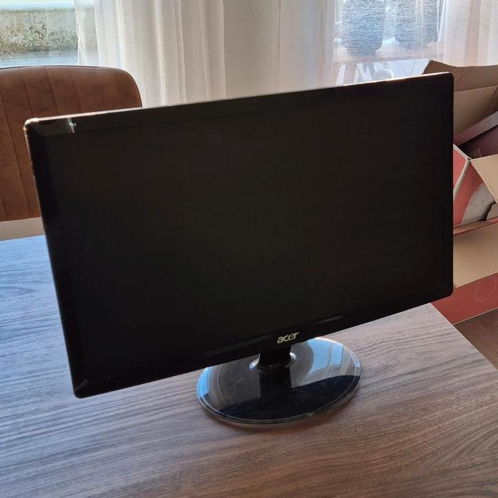 Acer 21.5 inch Full HD LED Monitor, Computers en Software, Monitoren, Gebruikt, 60 Hz of minder, DVI, HDMI, VGA, Gaming, Kantelbaar