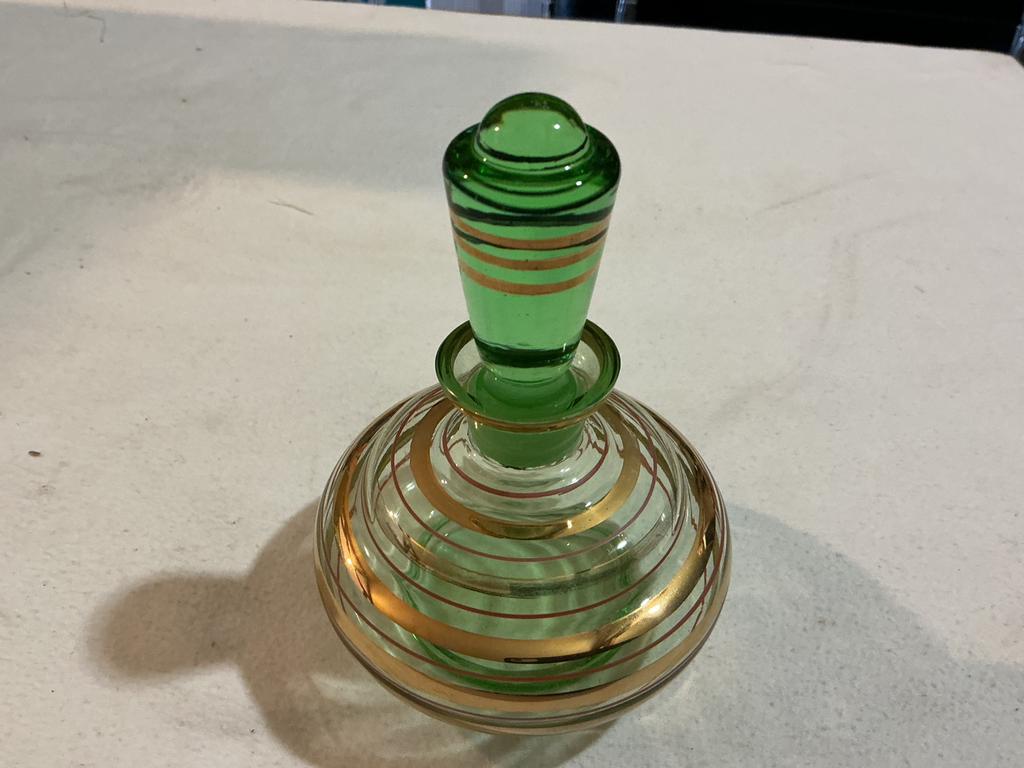 Antiek parfum flesje, Antiek en Kunst, Antiek | Glas en Kristal, Ophalen of Verzenden