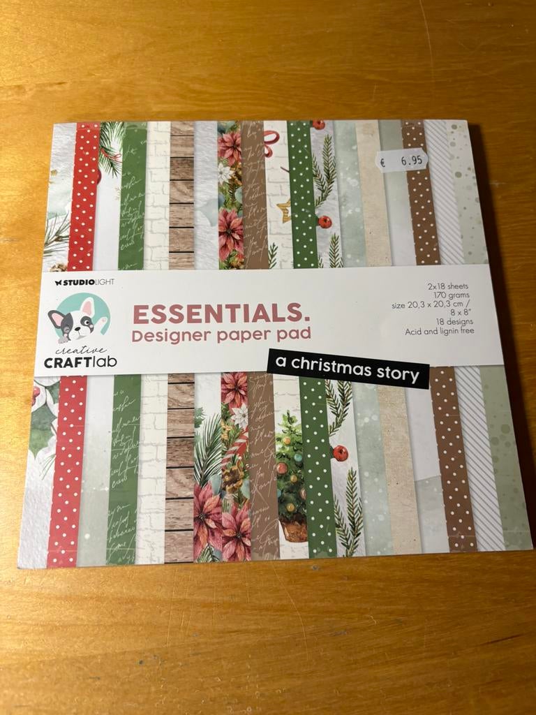 Craftlab kerst design papier nieuw, Ophalen of Verzenden, Zo goed als nieuw, Papier of Karton