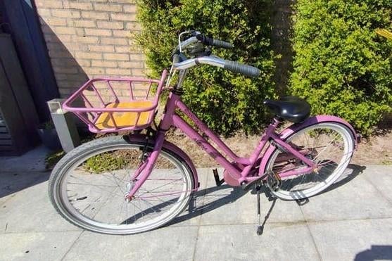 Mooie Alpina meisjesfiets 24 inch, 3 versnellingen, Fietsen en Brommers, Fietsen | Meisjes, Ophalen