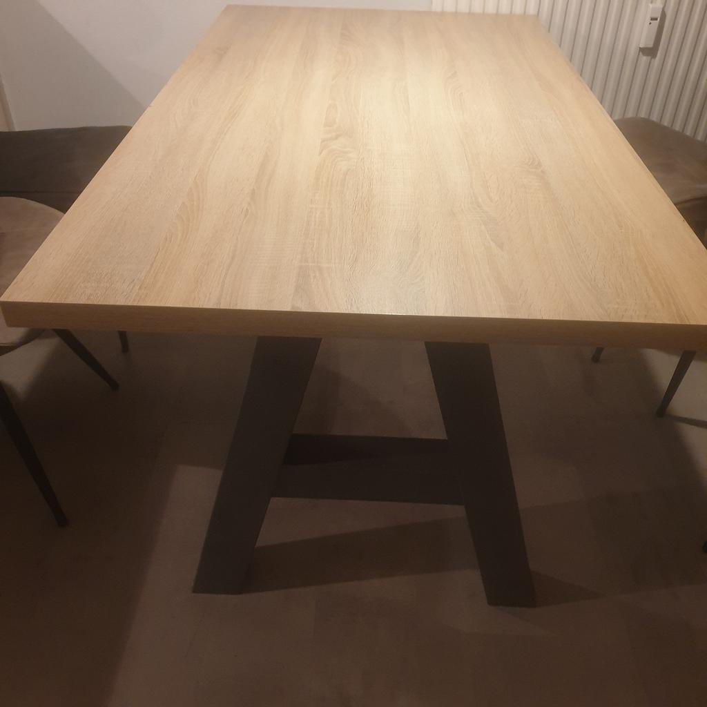 Eettafel 160x90., Huis en Inrichting, Tafels | Eettafels, Gebruikt, 150 tot 200 cm, Vier personen, Rechthoekig