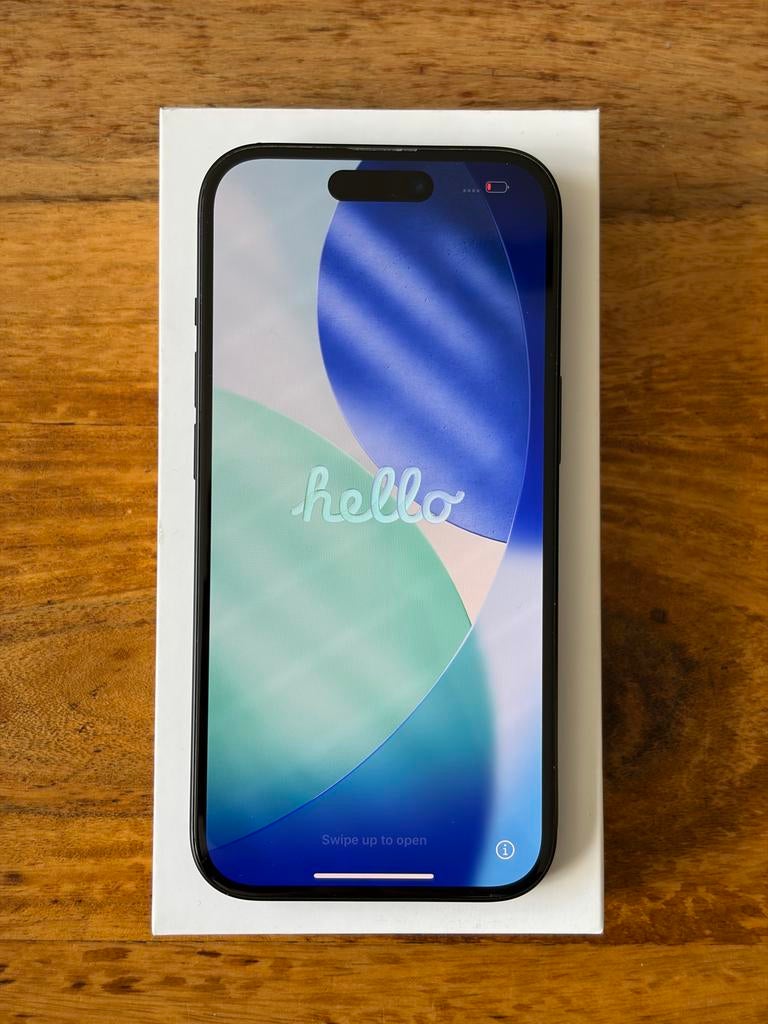 iPhone 15 Zwart, Telecommunicatie, Mobiele telefoons | Apple iPhone, Ophalen, 128 GB, Zwart, Zo goed als nieuw