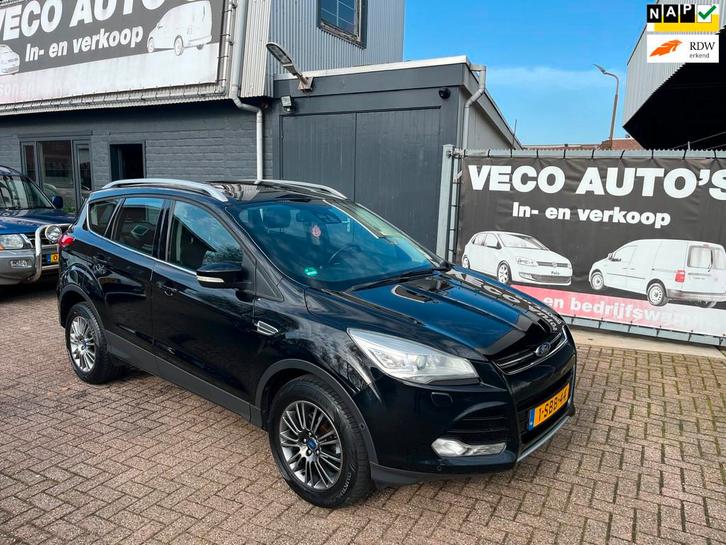 Ford Kuga 1.6 Titanium pano navi pdc xenon nette auto, Auto's, Ford, Bedrijf, Te koop, Kuga, ABS, Achteruitrijcamera, Adaptive Cruise Control