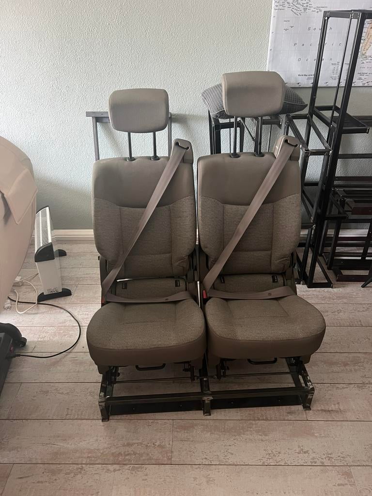 2p bankje 3p gordels isofix zelfbouwcamper bus oldtimer, Auto-onderdelen, Interieur en Bekleding, Ophalen, Gebruikt, Renault