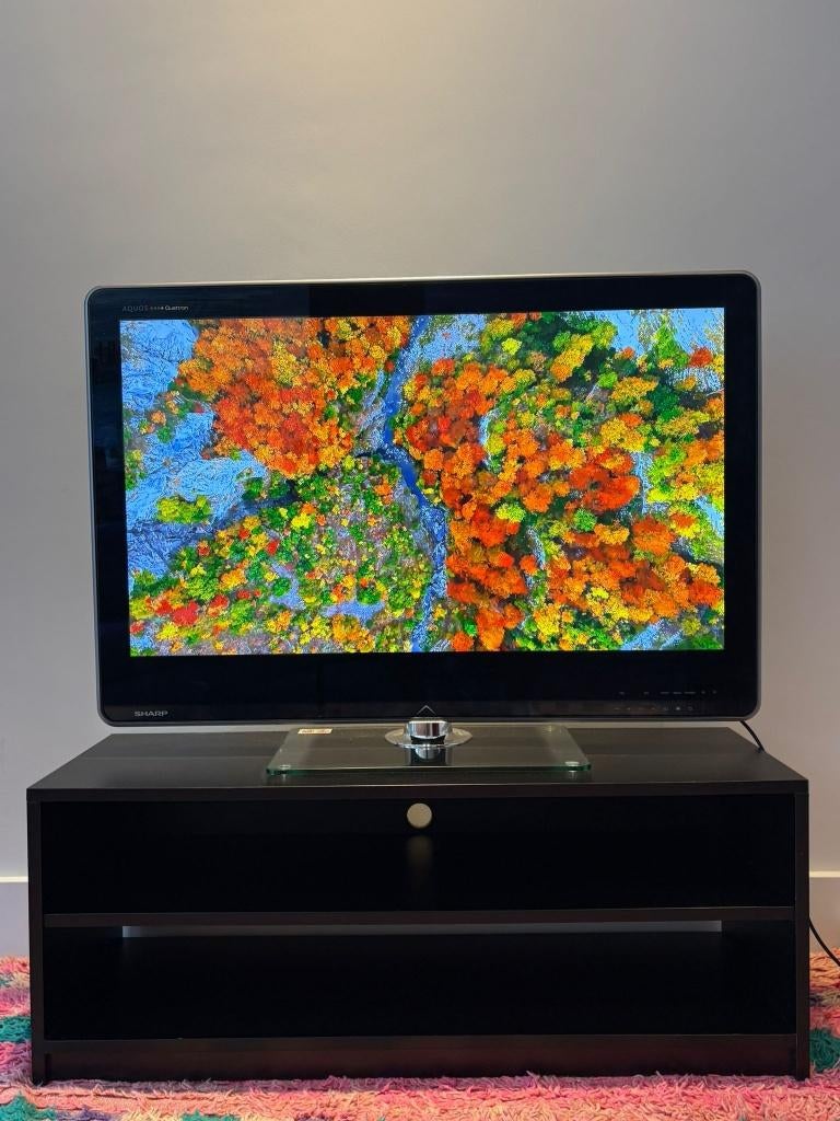 Sharp Aquos 40 inch tv incl. afstandsbediening – LC-40LE924E, Ophalen, Gebruikt, 50 Hz, LCD