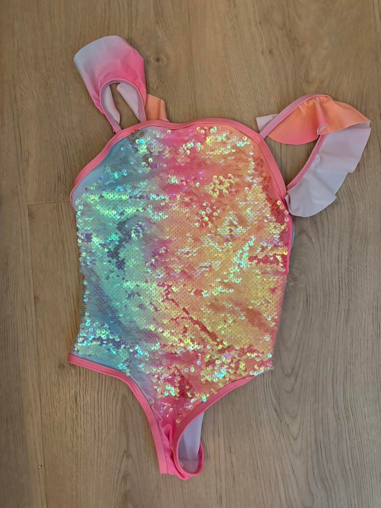 Billieblush badpak & rokje 116-122, Kinderen en Baby's, Kinderkleding | Maat 122, Ophalen of Verzenden, Zo goed als nieuw, Meisje