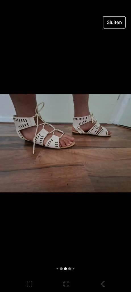 Witte sandalen van Primark, Maat 38, nieuwe, Ophalen of Verzenden, Nieuw, Wit, Sandalen of Muiltjes