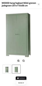 Kledingkast kinderkamer Nikki Karwei groen, Ophalen, Gebruikt, 100 tot 150 cm, 200 cm of meer