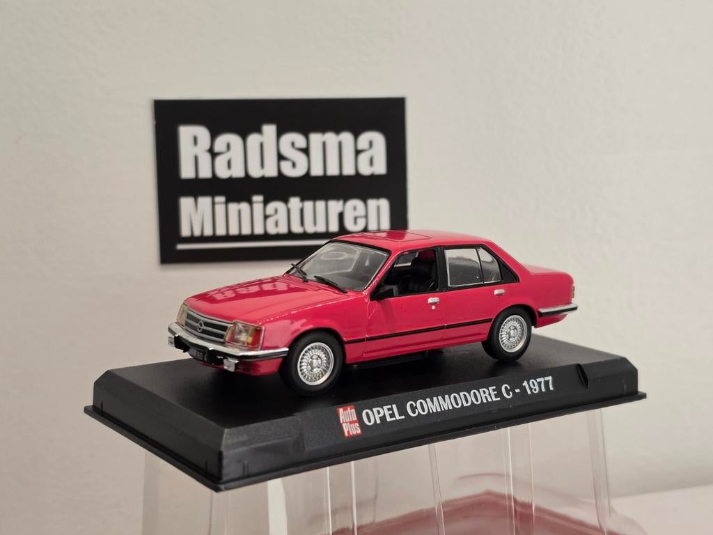 Opel Commodore C 1977 - Rood - 1:43 Ixo/AUTOPLUS, Overige merken, Auto, Ixo/AUTOPLUS, Ophalen of Verzenden