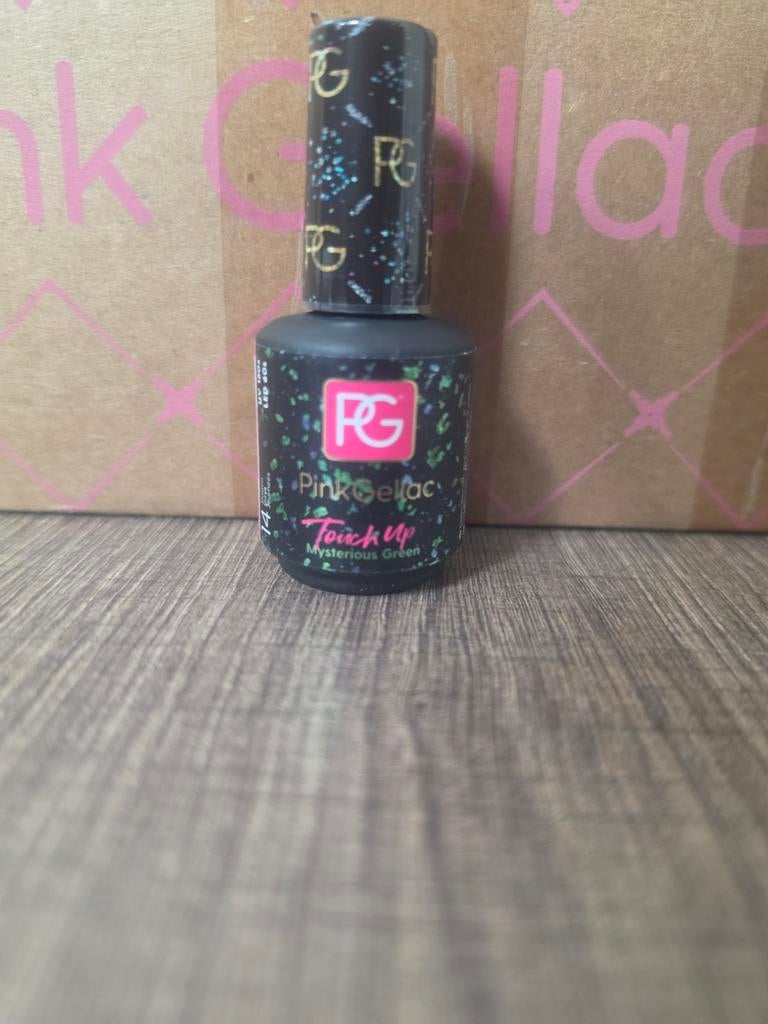 Pink Gellac Touch Up Mysterious Green, Ophalen of Verzenden, Gebruikt, Handen en Nagels, Make-up