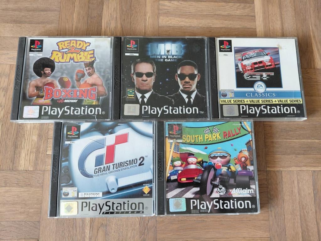 5 Playstation 1 games partij collectie, Spelcomputers en Games, Games | Sony PlayStation 1, Ophalen