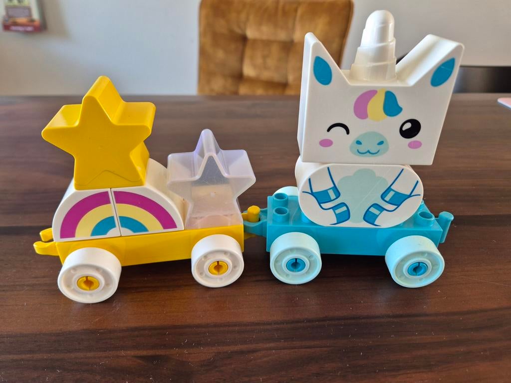 Lego Duplo Eenhoorn Trein met Sterren, Ophalen, Gebruikt, Overige thema's, Compleet