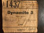 Zeer zeldzaam Belgisch etiket DYNAMITE uit 1962, Ophalen of Verzenden, Gebruikt, Overige typen
