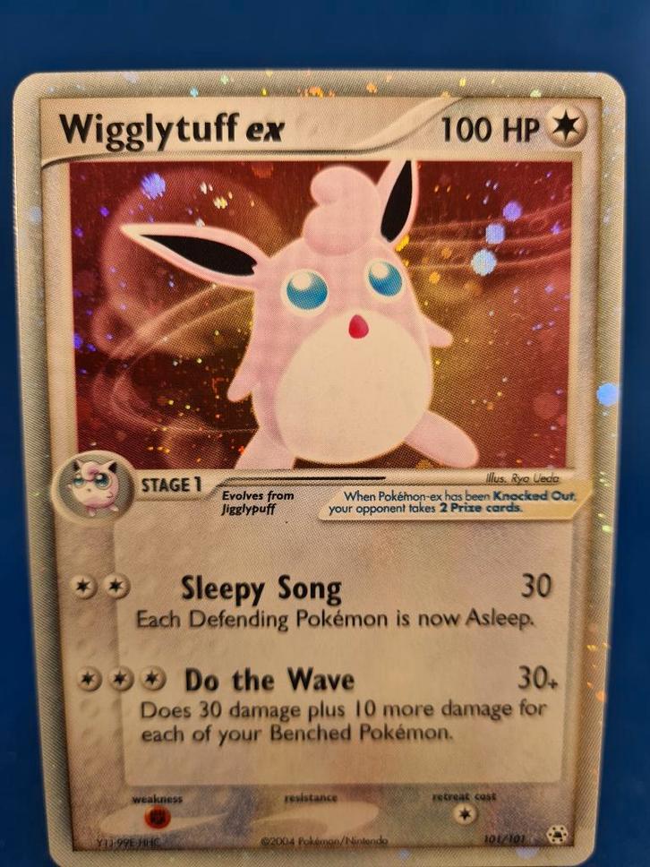 Wigglytuff ex 101/101 - Hidden Legends, Hobby en Vrije tijd, Verzamelkaartspellen | Pokémon, Gebruikt, Verzenden
