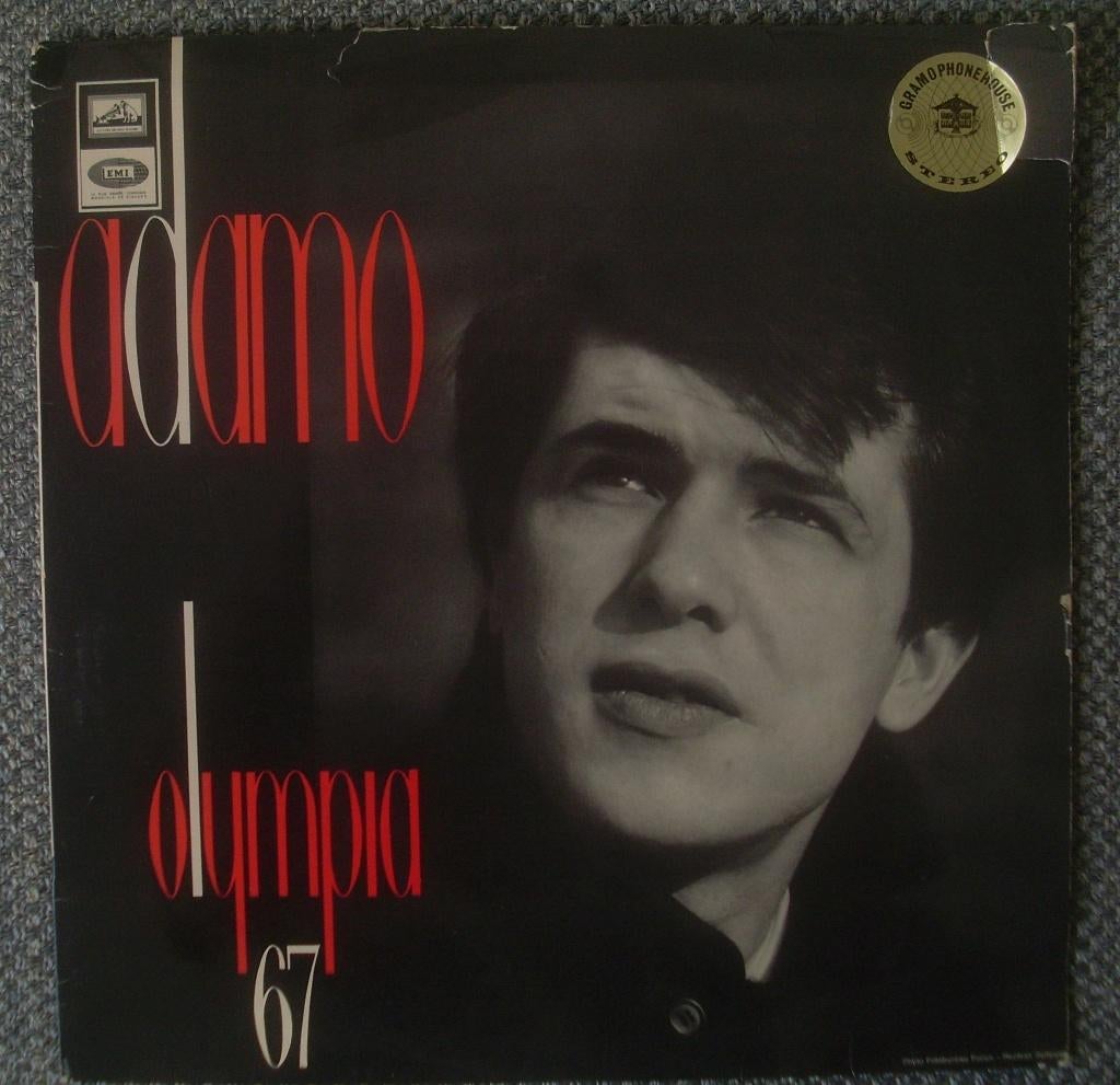 Adamo - Olympia 67 (LP) chansons / Live, Ophalen of Verzenden, 1960 - 1969, Gebruikt, 12 inch