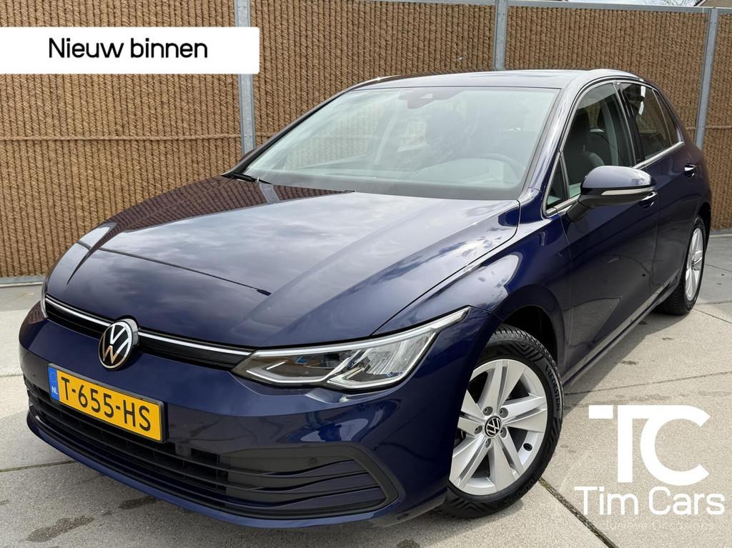 Volkswagen Golf 1.0 eTSI Life Automaat | Achteruitrijcamera, Auto's, Volkswagen, Gebruikt, Euro 6, Blauw, Bedrijf