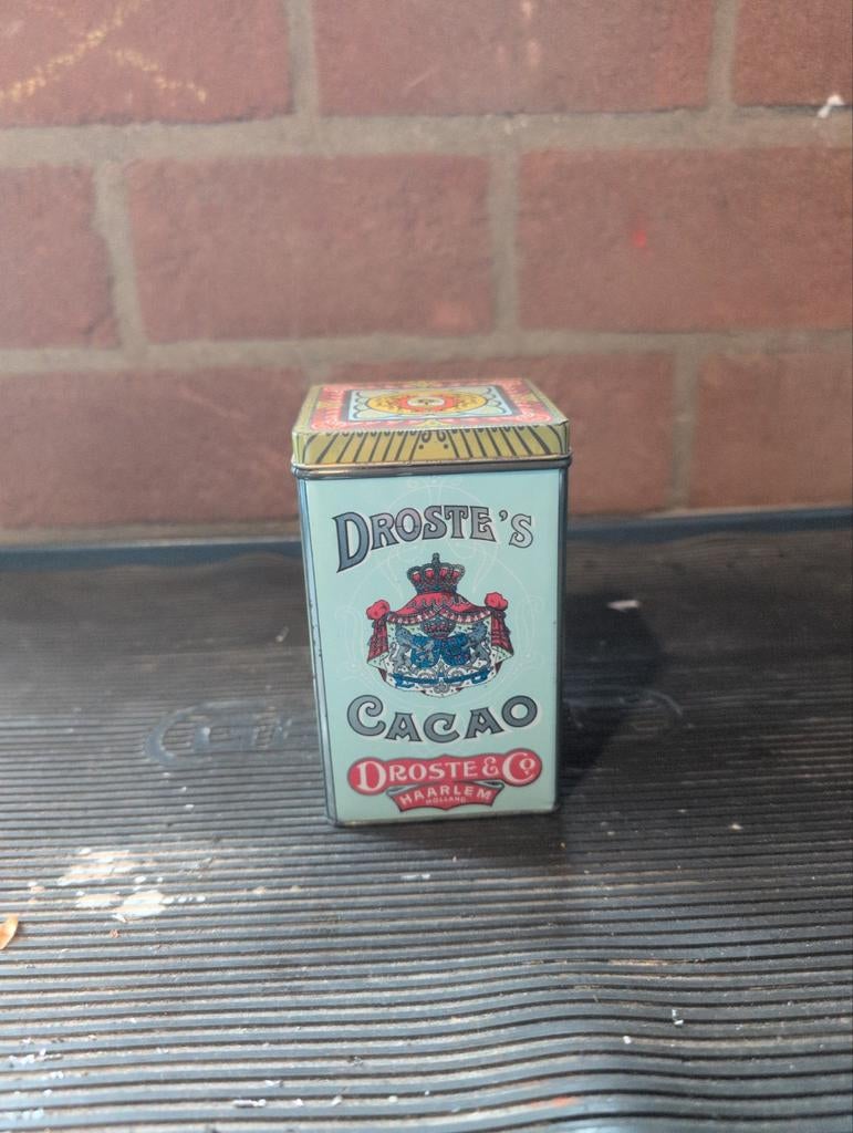 Droste's Cacao blikje, Ophalen of Verzenden, Gebruikt, Overige, Droste