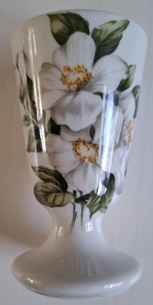 Franse beker, Kerstroos / Helleborus, Porcelaine de Paris, Ophalen of Verzenden