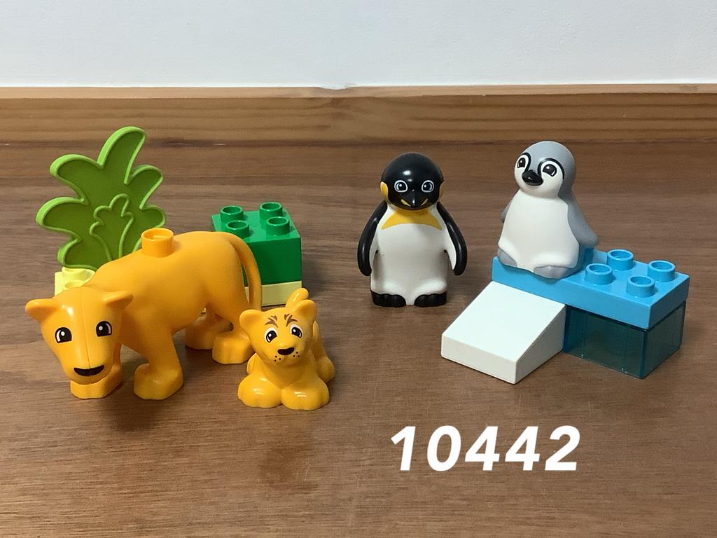Duplo families van wilde dieren 10442 (compleet) 2, Kinderen en Baby's, Speelgoed | Duplo en Lego, Ophalen of Verzenden, Zo goed als nieuw