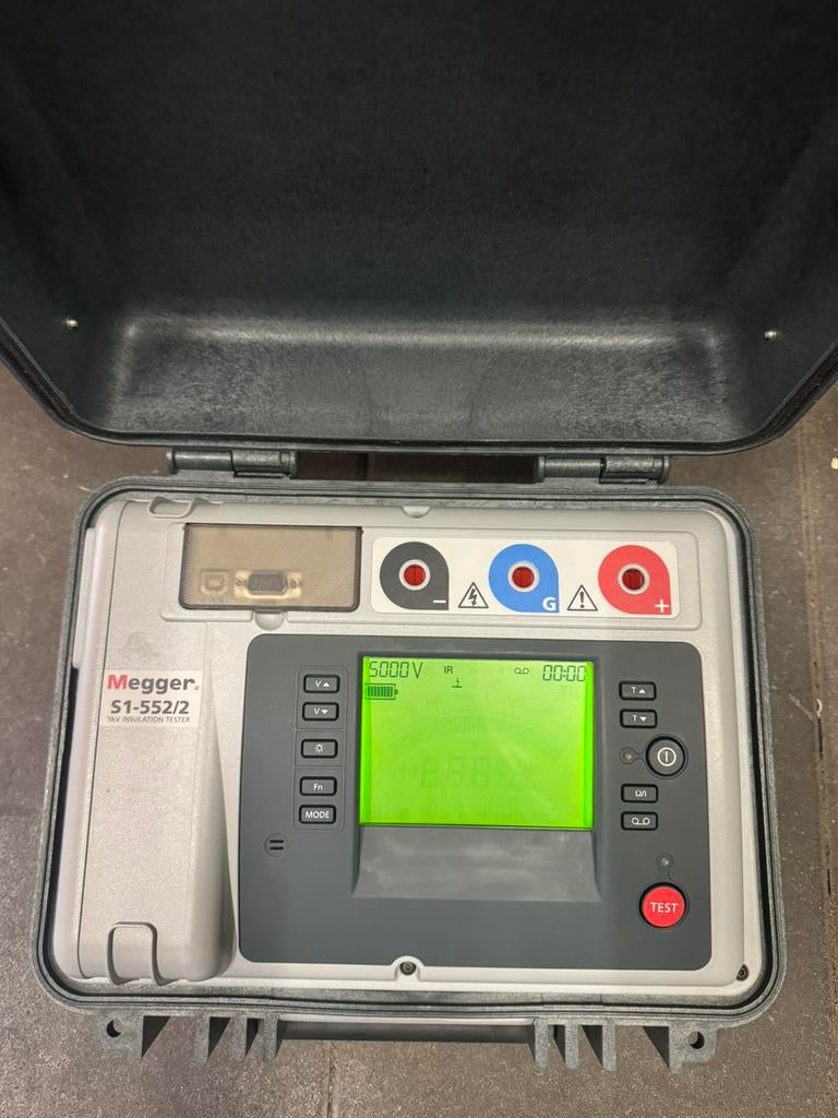 Megger S1-552/2 Isolatieweerstandtester 5 kv, Ophalen of Verzenden, Zo goed als nieuw