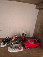 Kerstdorp mooie set accessoires kersthuisjes, Diversen, Kerst, Ophalen of Verzenden, Zo goed als nieuw