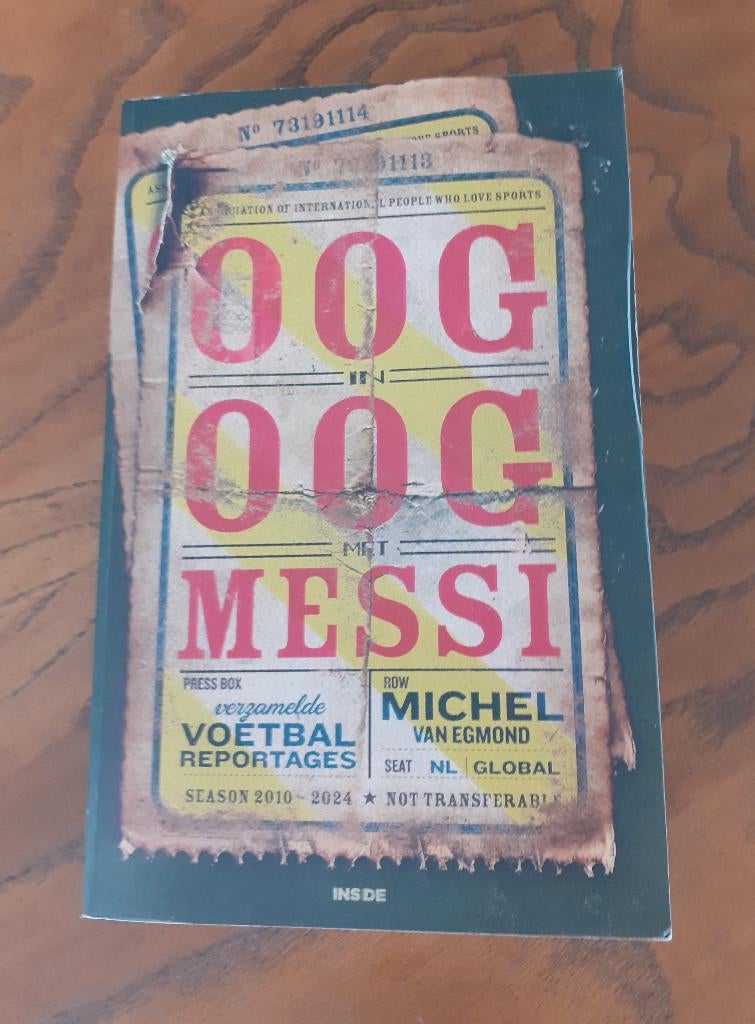 OOG in OOG met MESSI, Ophalen, Zo goed als nieuw, Balsport