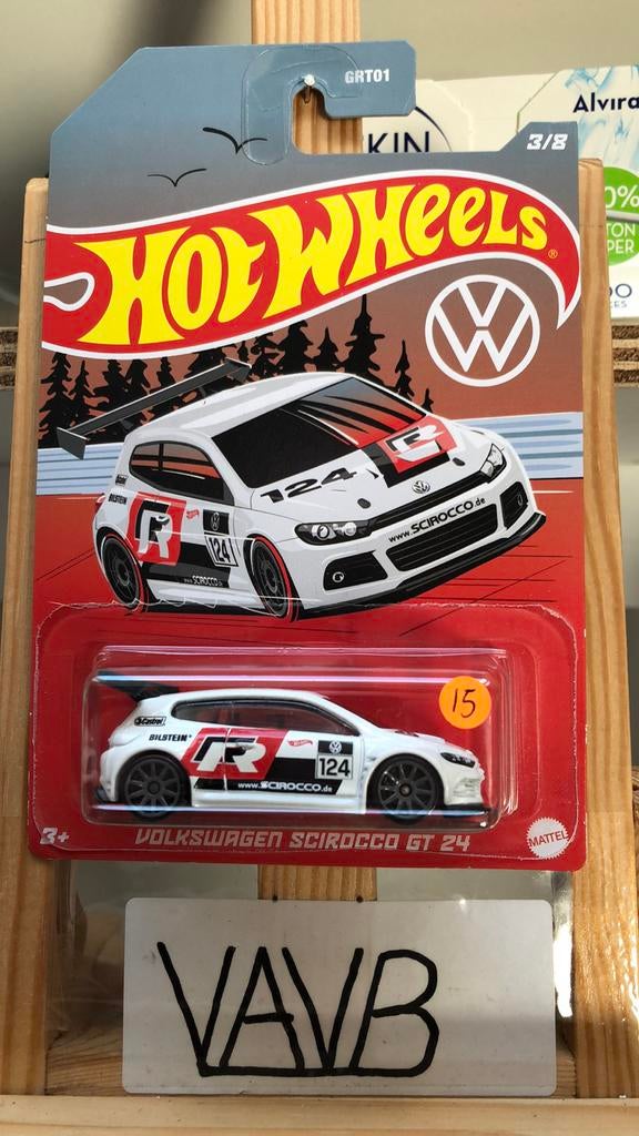 9 wal Mart Excl Vw scirocco gt24 Hot Wheels Hotwheels VAVB, Hobby en Vrije tijd, Modelauto's | Overige schalen, Ophalen of Verzenden