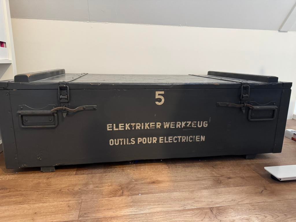 Legerkist, Ophalen, Gebruikt, 100 tot 150 cm, Minder dan 50 cm