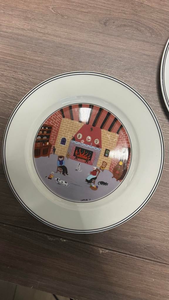 Villeroy & Boch Design Naïf salade/dessert bord, Ophalen of Verzenden, Zo goed als nieuw, Bord(en), Overige stijlen