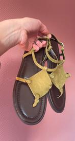 Suede leren Zara sandalen groen nieuw maat 37, Nieuw, Groen, Sandalen of Muiltjes, Ophalen of Verzenden