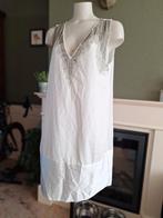 Nina Kaufmann jurk XL crème kralen 42, Nina Kaufmann, Verzenden, Wit, Maat 46/48 (XL) of groter